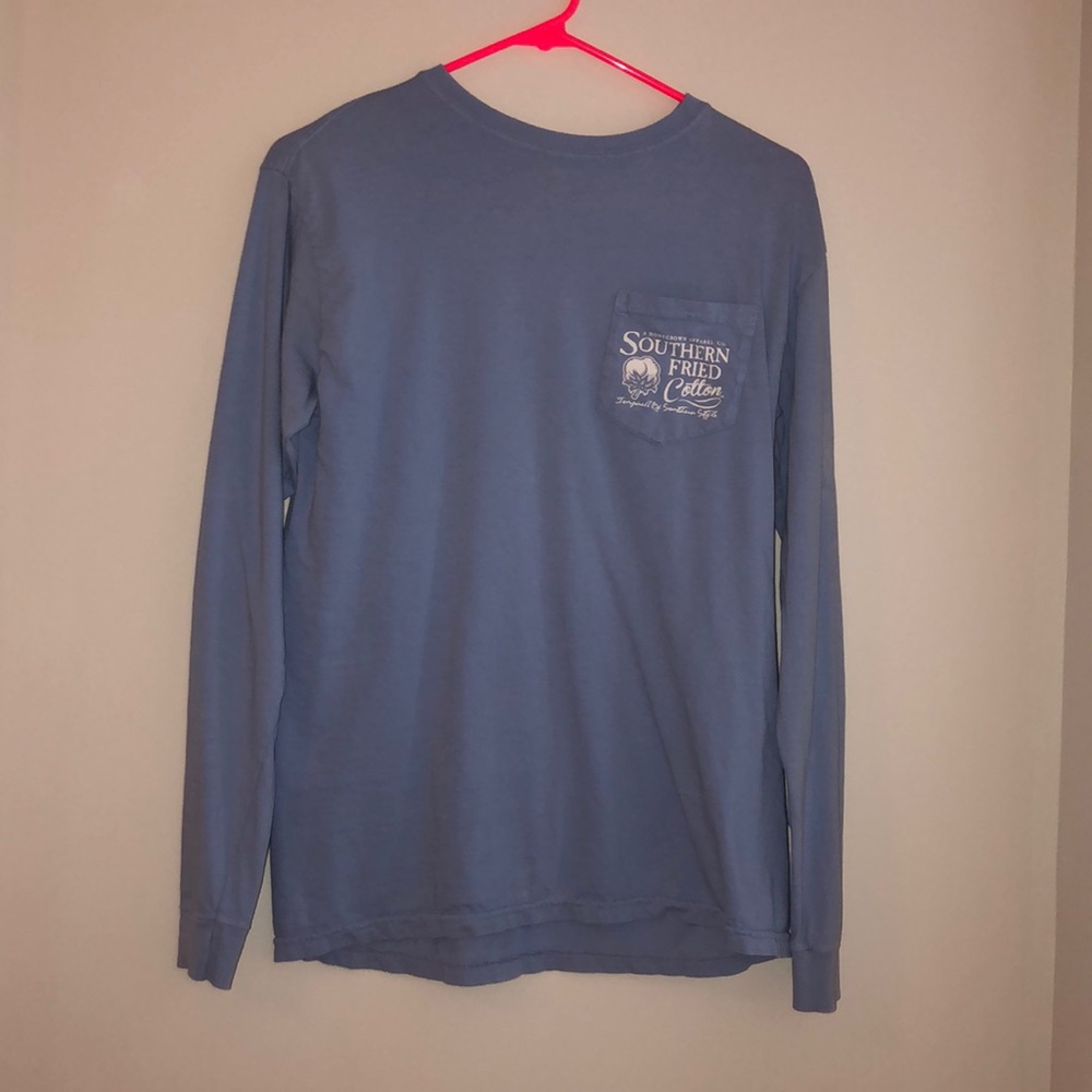 southern fried cotton long sleeve shirt